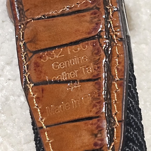 Pebble Beach Men's Belt‎ Leather Ends, Weave inner Size 44 Golf Belt - Picture 5 of 6